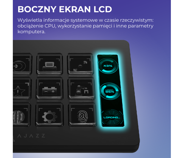 Ajazz AKP153E USB czarny - 1536405 - zdjęcie 9